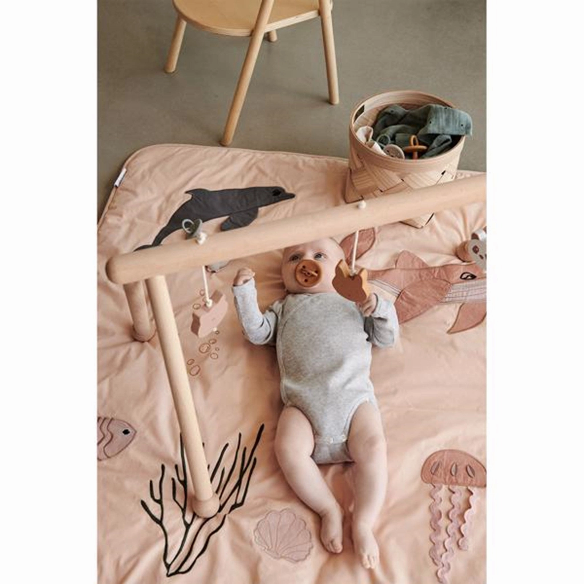 Liewood Glenn Activity Blanket Sea Creature Rose Mix