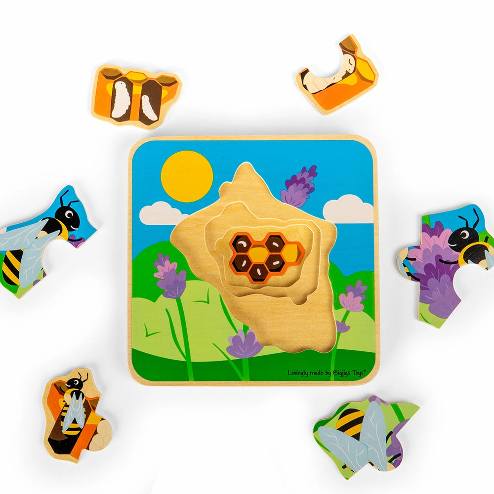 Lifecycle Layer Puzzle - Honeybee