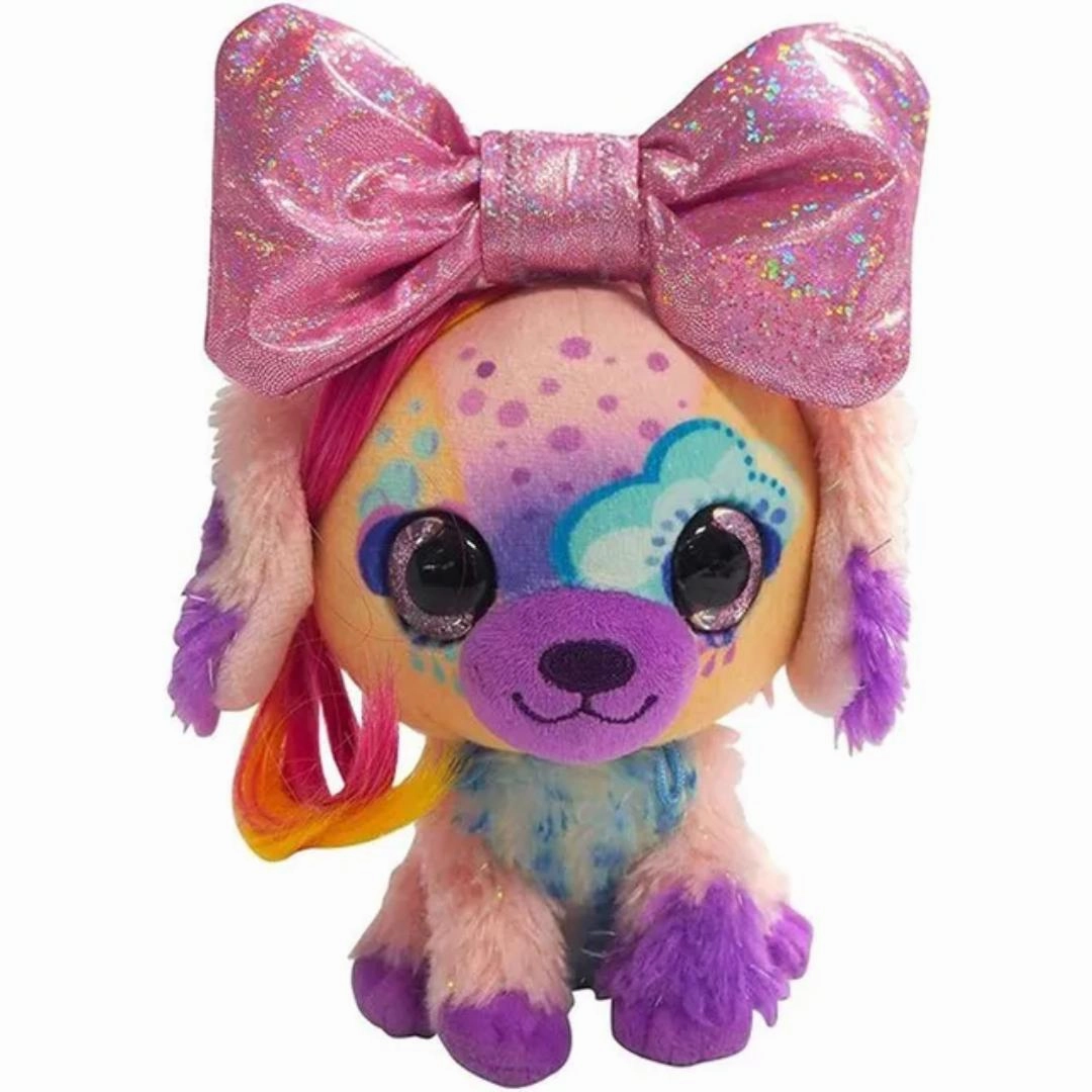 Little Bow Pets - Regular Bow Pet-9 inch (Multi Colour Dog)