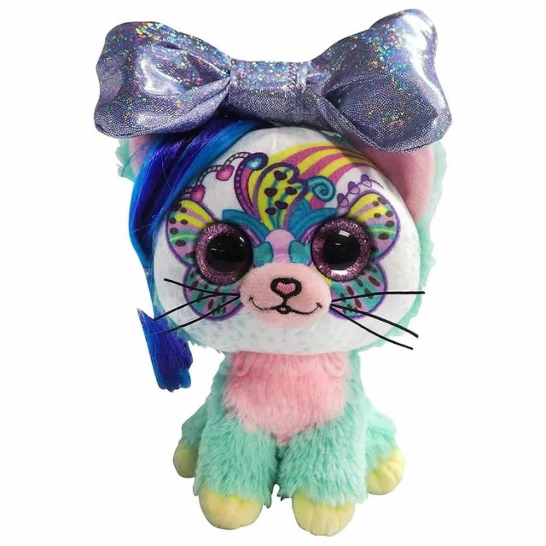 Little Bow Pets - Regular Bow Pet-9 inch (Multi Colour Dog)