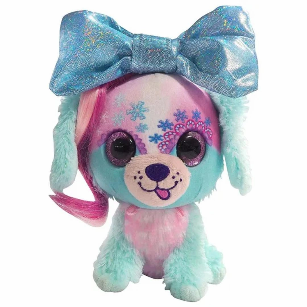 Little Bow Pets - Regular Bow Pet-9 inch (Multi Colour Dog)