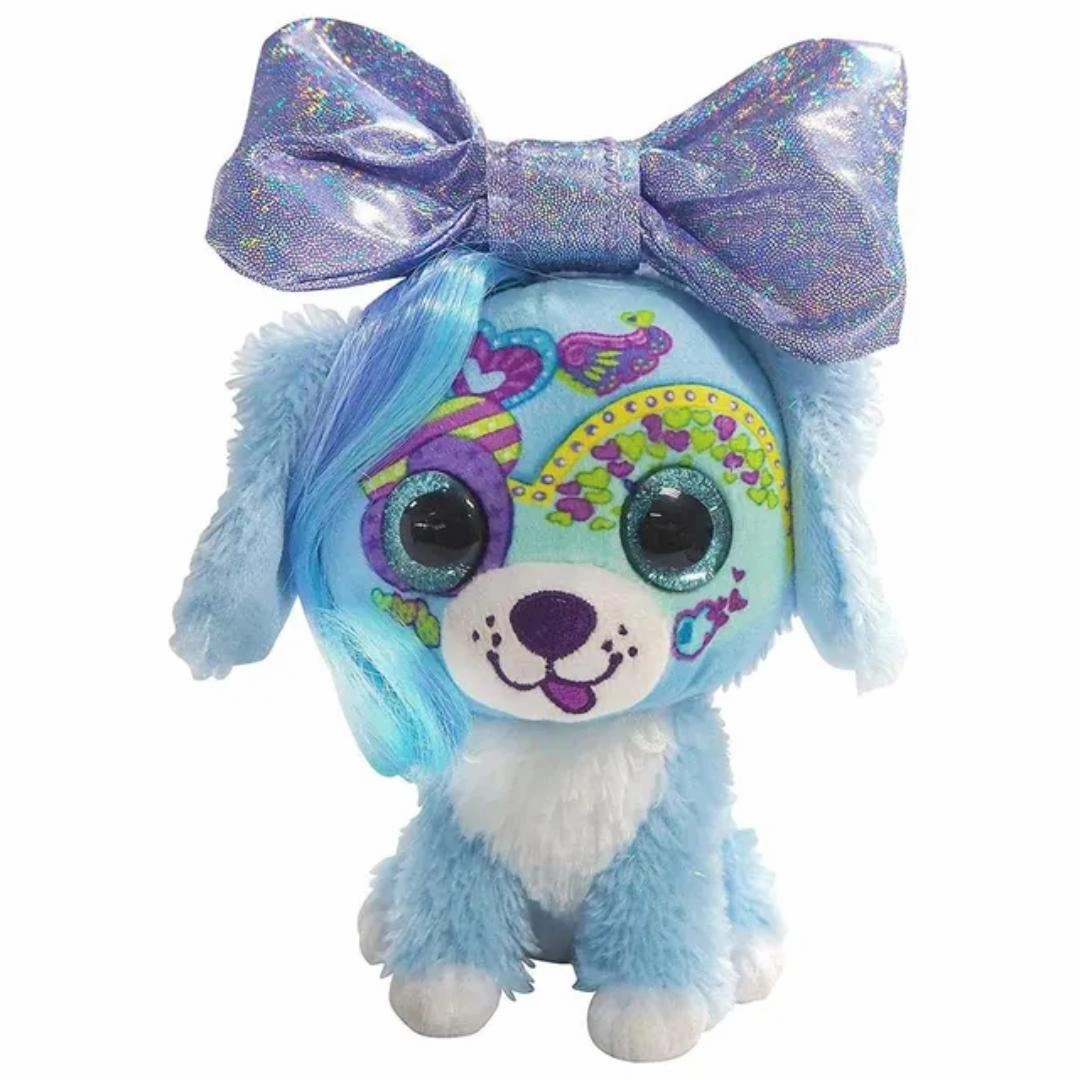Little Bow Pets - Regular Bow Pet-9 inch (Multi Colour Dog)