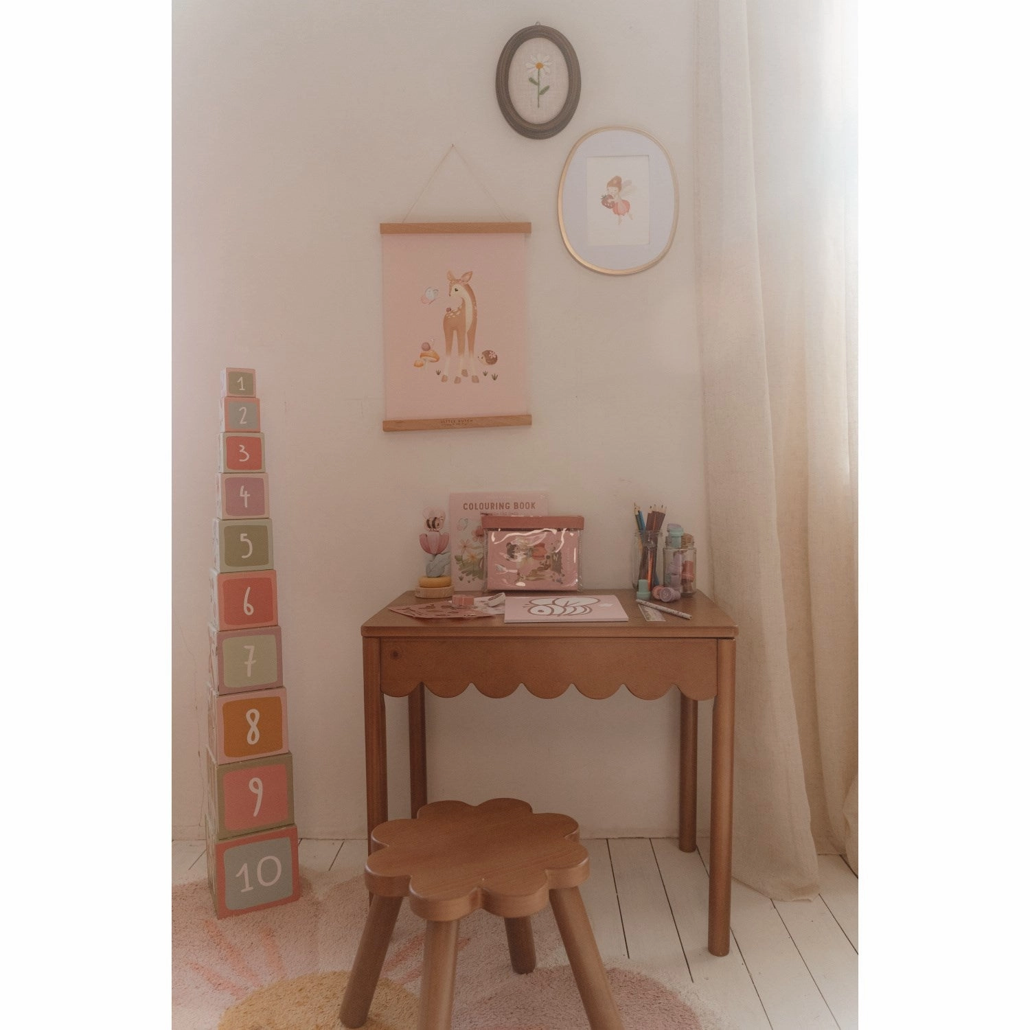 Little Dutch Fairy Garden Pink Stacking Tower