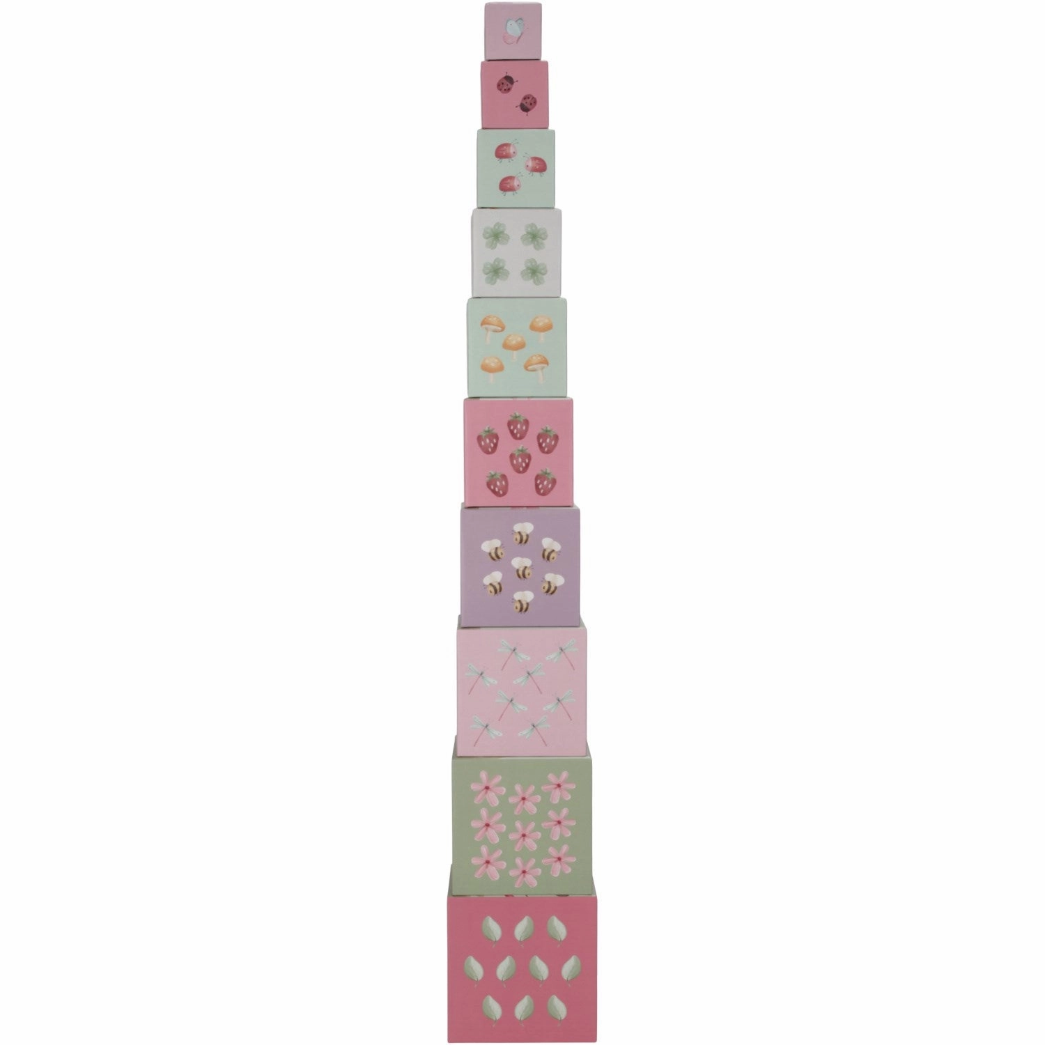 Little Dutch Fairy Garden Pink Stacking Tower