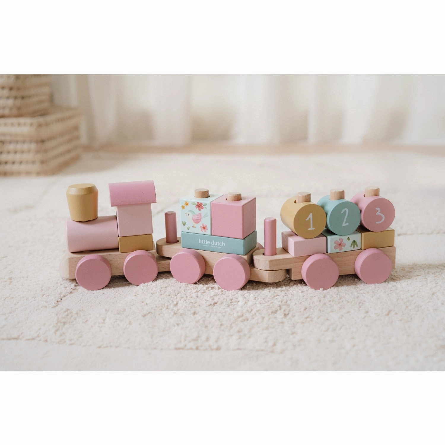 Little Dutch Fairy Garden Pink Stacking Train