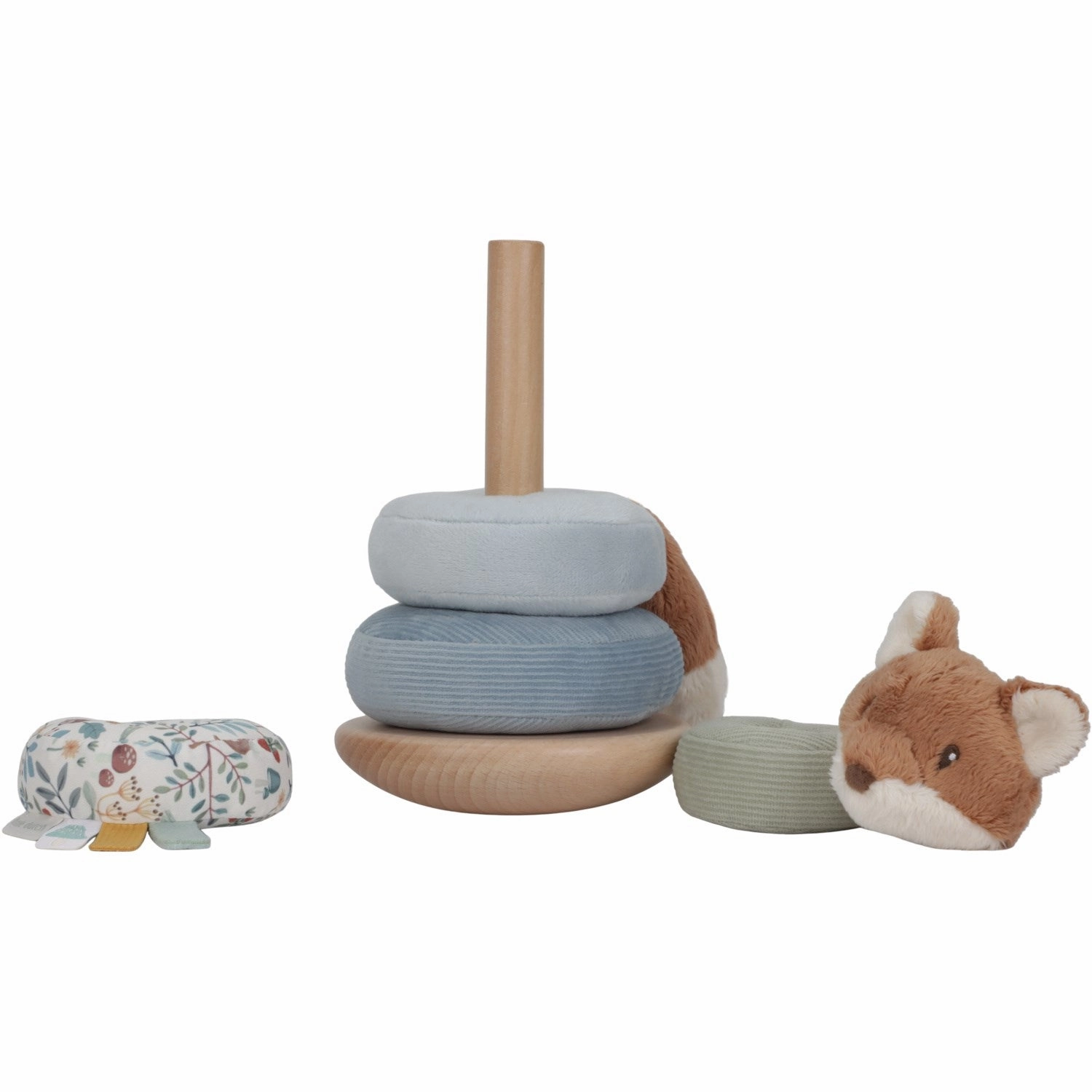 Little Dutch Forest Friends Blue Rocking Ring Stacker