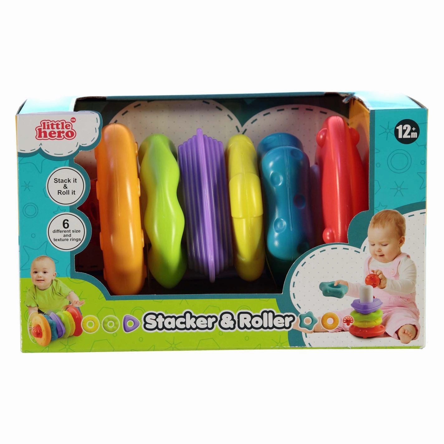 Little Hero Stacker & Roller - 6 Pieces