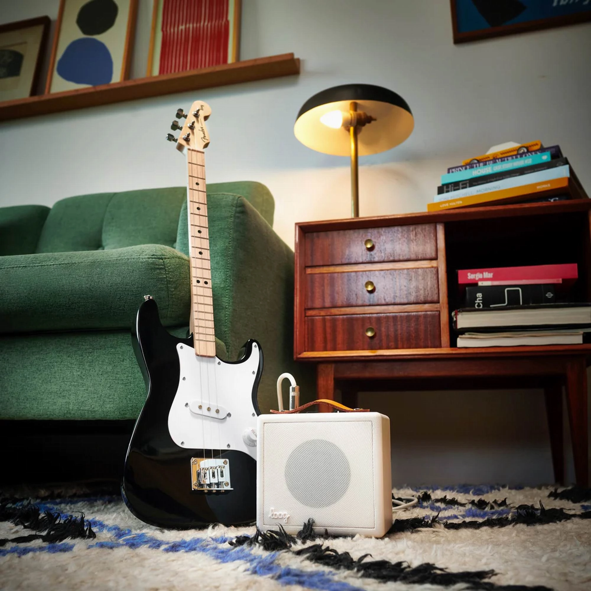 Loog Fender x Loog Stratocaster  Black
