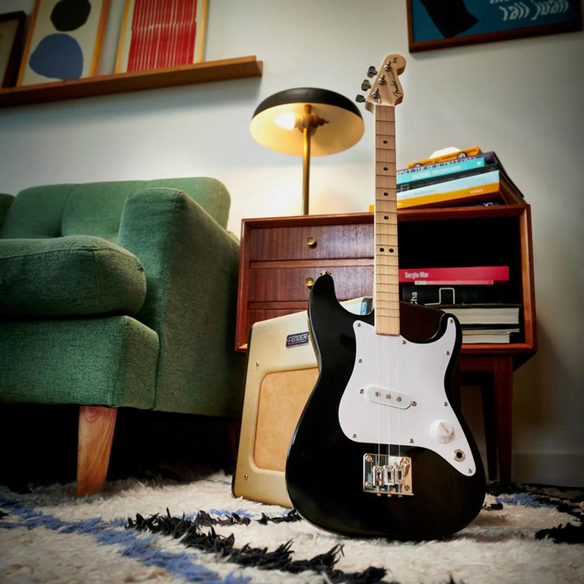 Loog Fender x Loog Stratocaster  Black