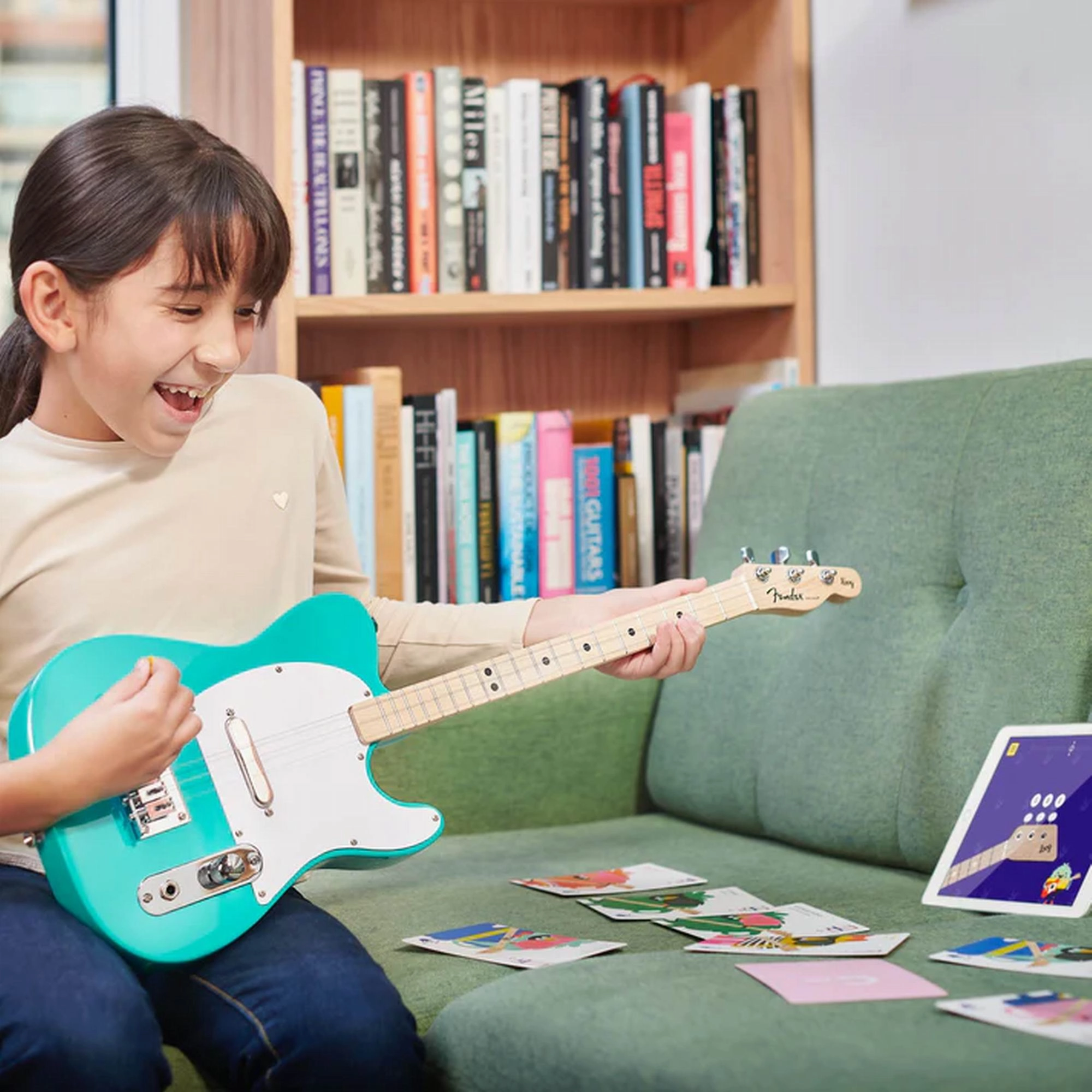Loog Fender X Loog Telecaster C Sea Foam Green