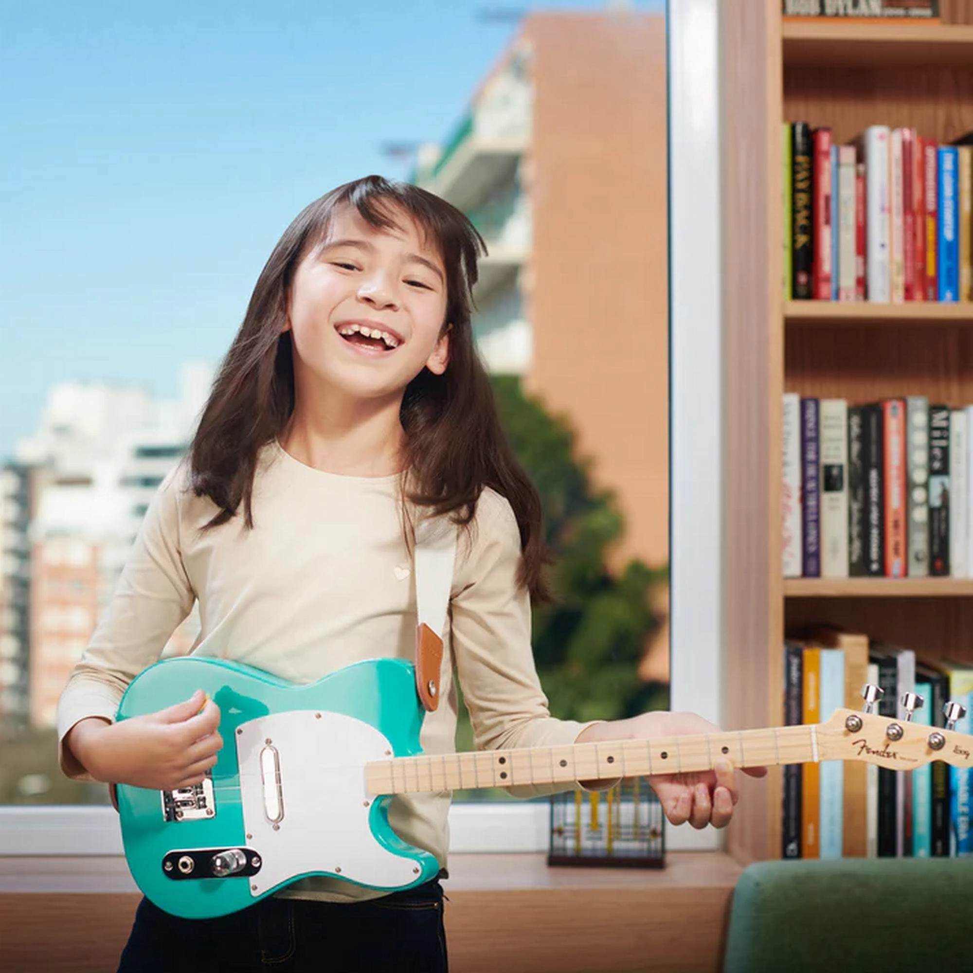 Loog Fender X Loog Telecaster C Sea Foam Green
