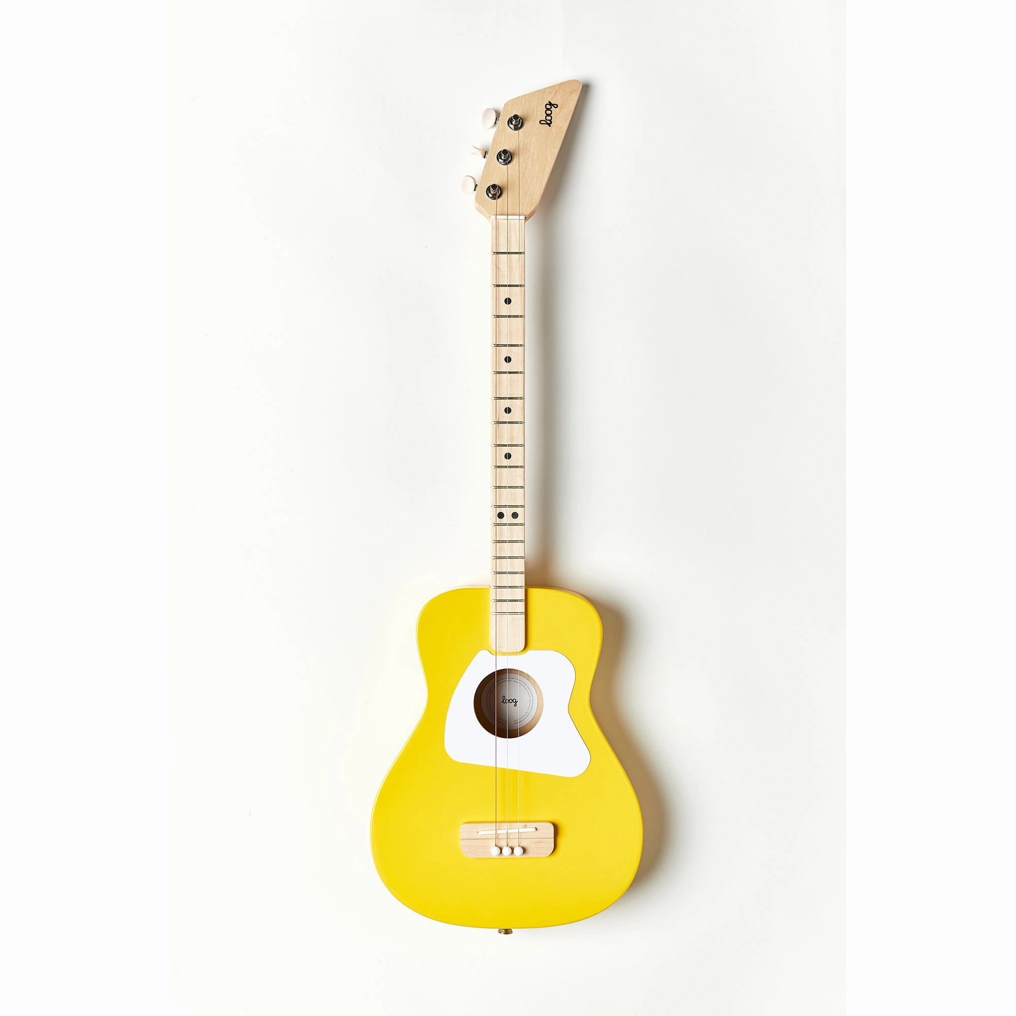 Loog Pro Acoustic Guitar Bundle with Bag, Strap and Stand (Includes FREE App, Flashcards & Chord Diagram)