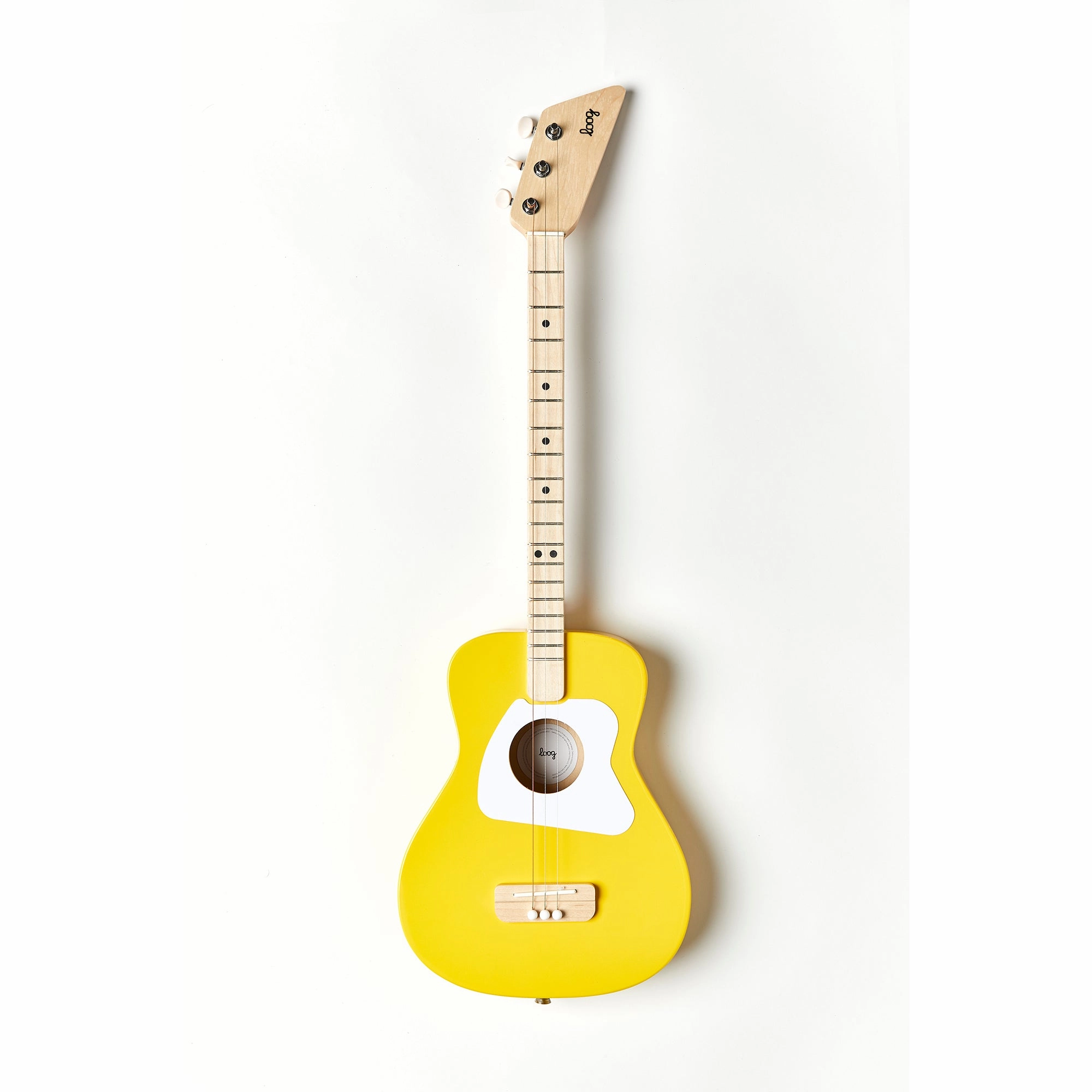 Loog Pro Acoustic Guitar Bundle with Bag, Strap and Wall Hanger (Includes FREE App, Flashcards & Chord Diagram)