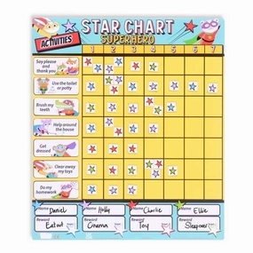Magnetic Superhero Star Chart
