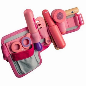 Magni Hairdresser Set with Belt Pink