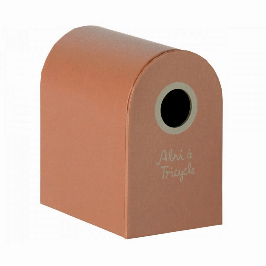 Maileg Abri  Tricycle, Mouse - Coral