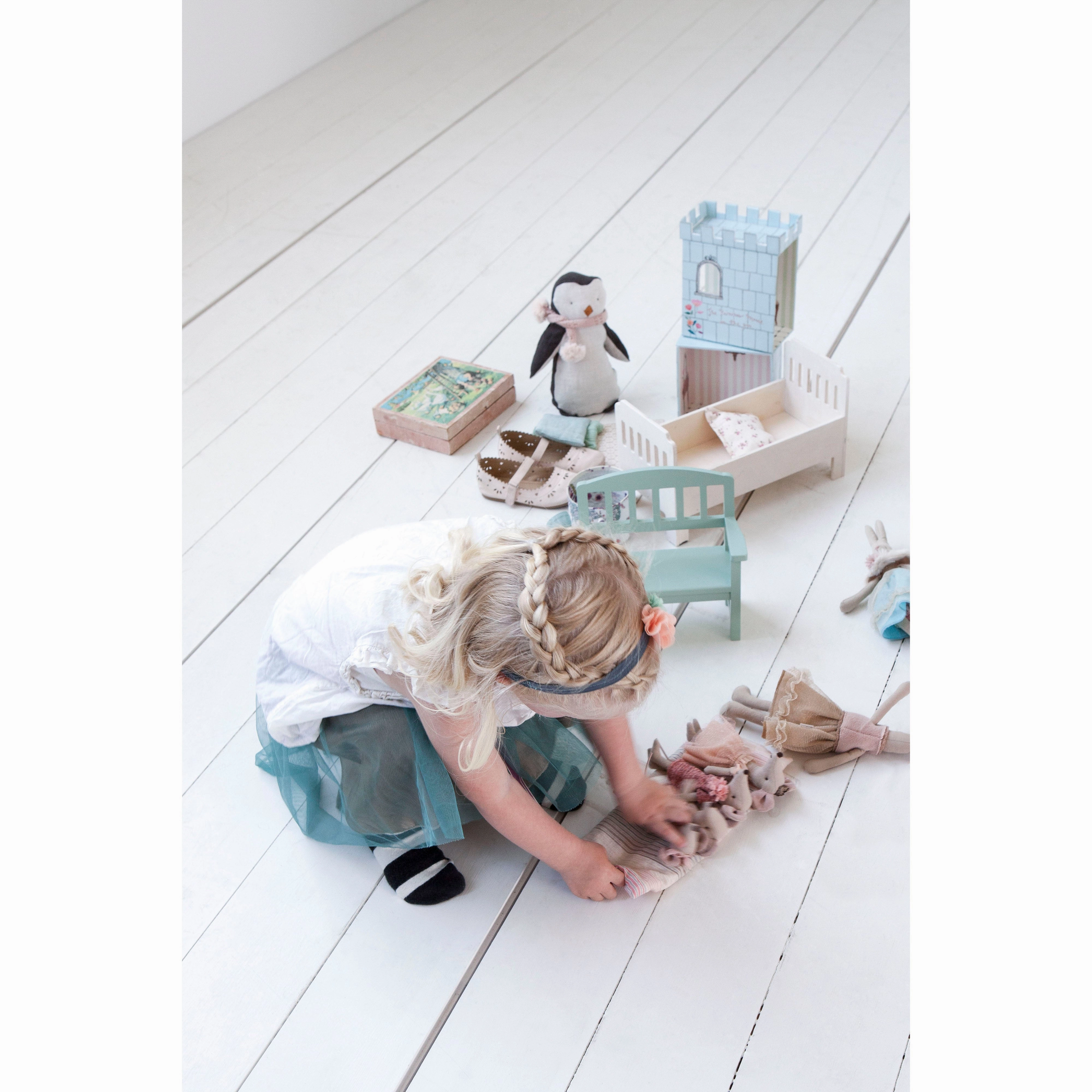 Maileg Bed Small Offwhite