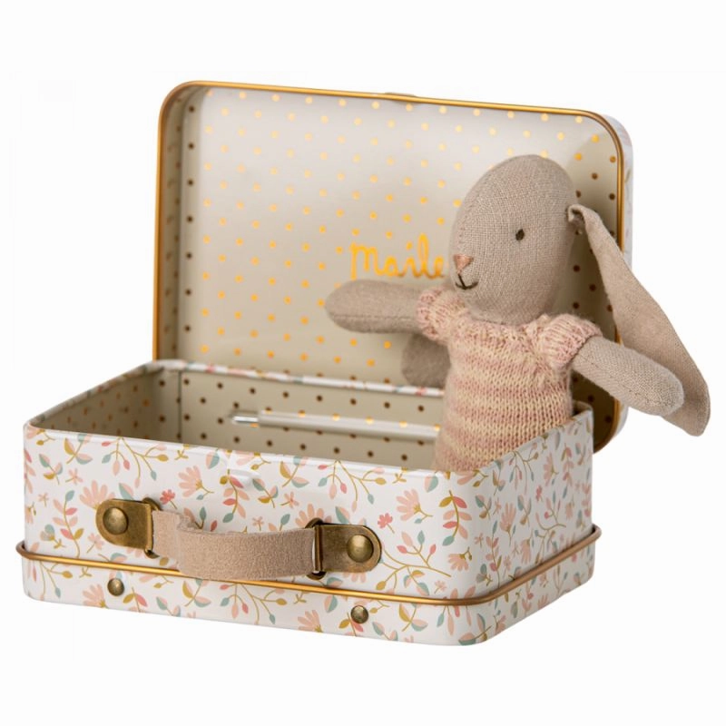 Maileg Bunny in Suitcase, Micro 3 Ass. (1pc)