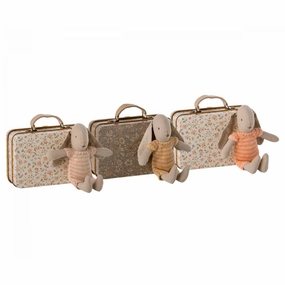 Maileg Bunny in Suitcase, Micro 3 Ass. (1pc)