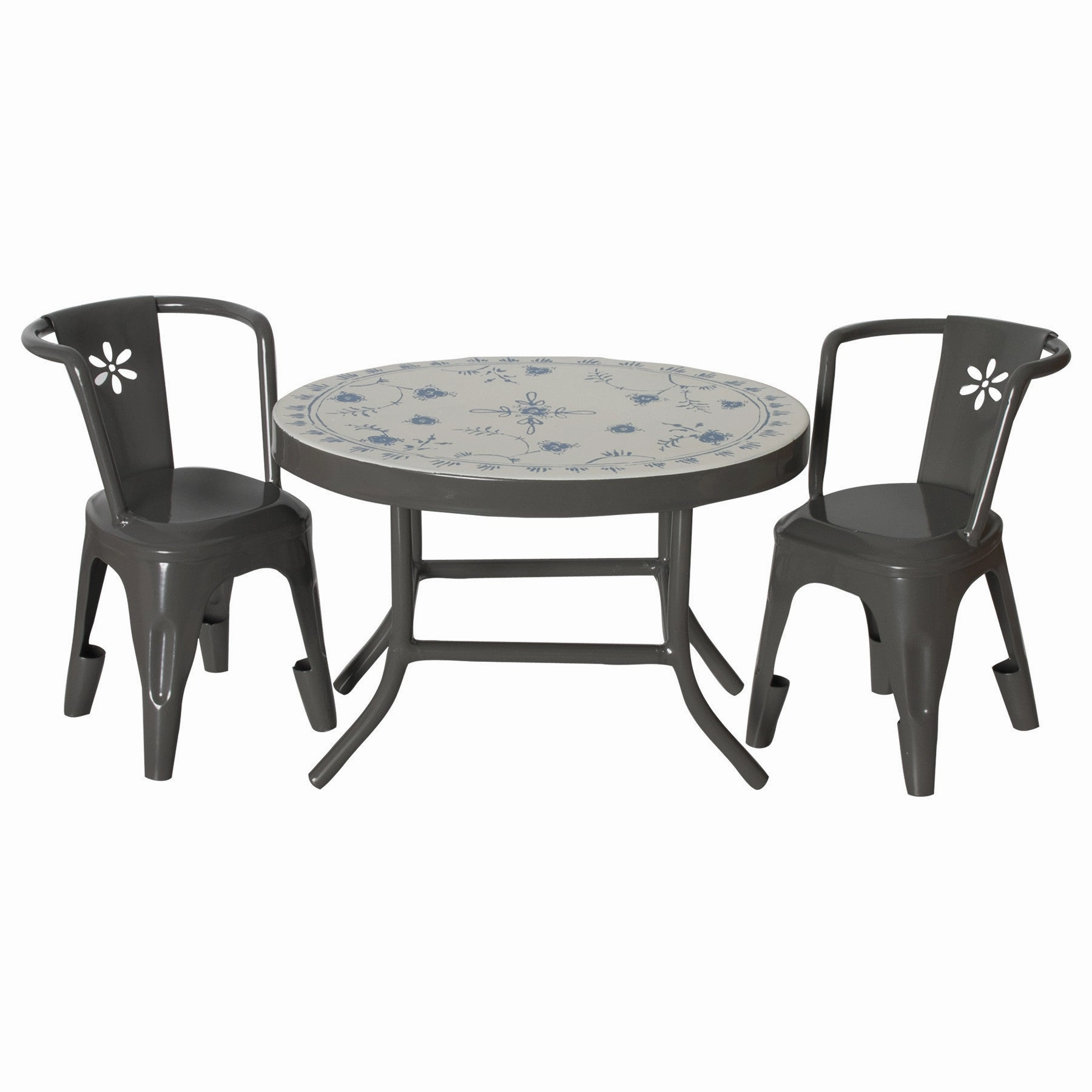 Maileg Cafe Table and Metal Chairs
