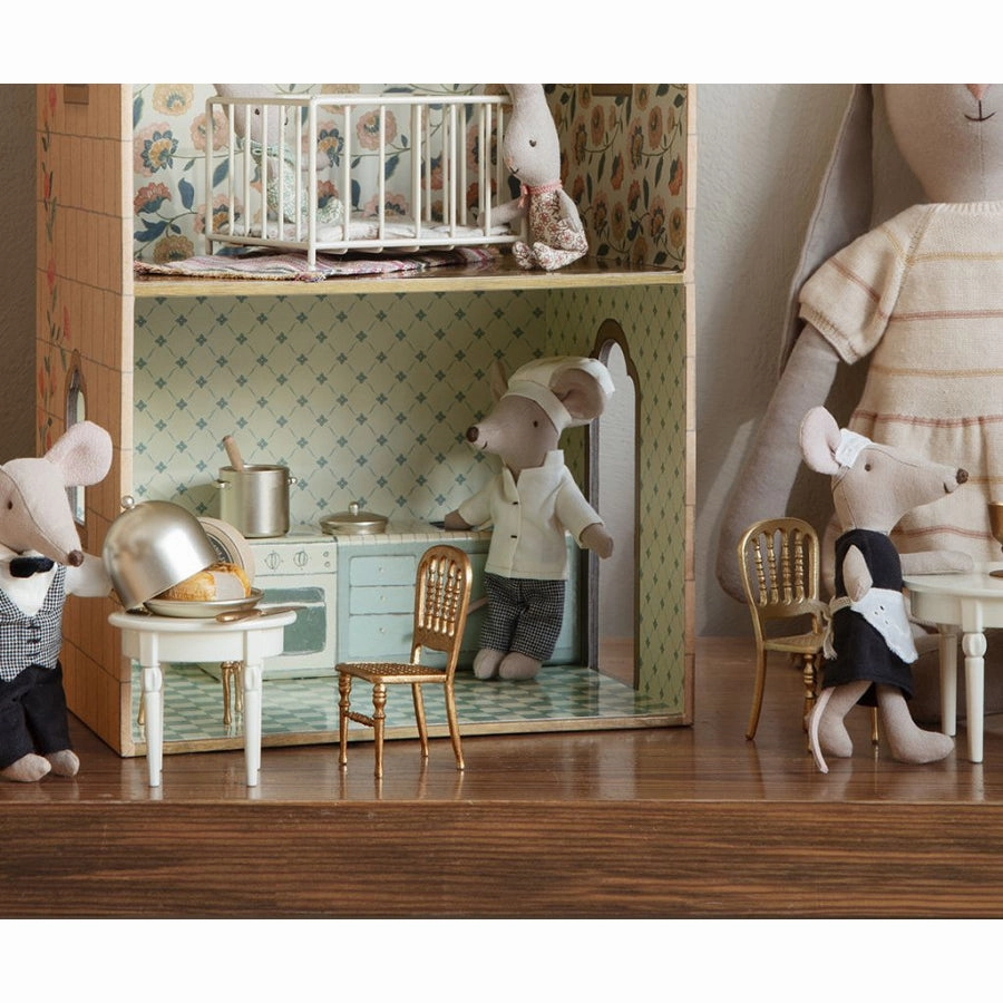 Maileg Chair, Mouse - Gold