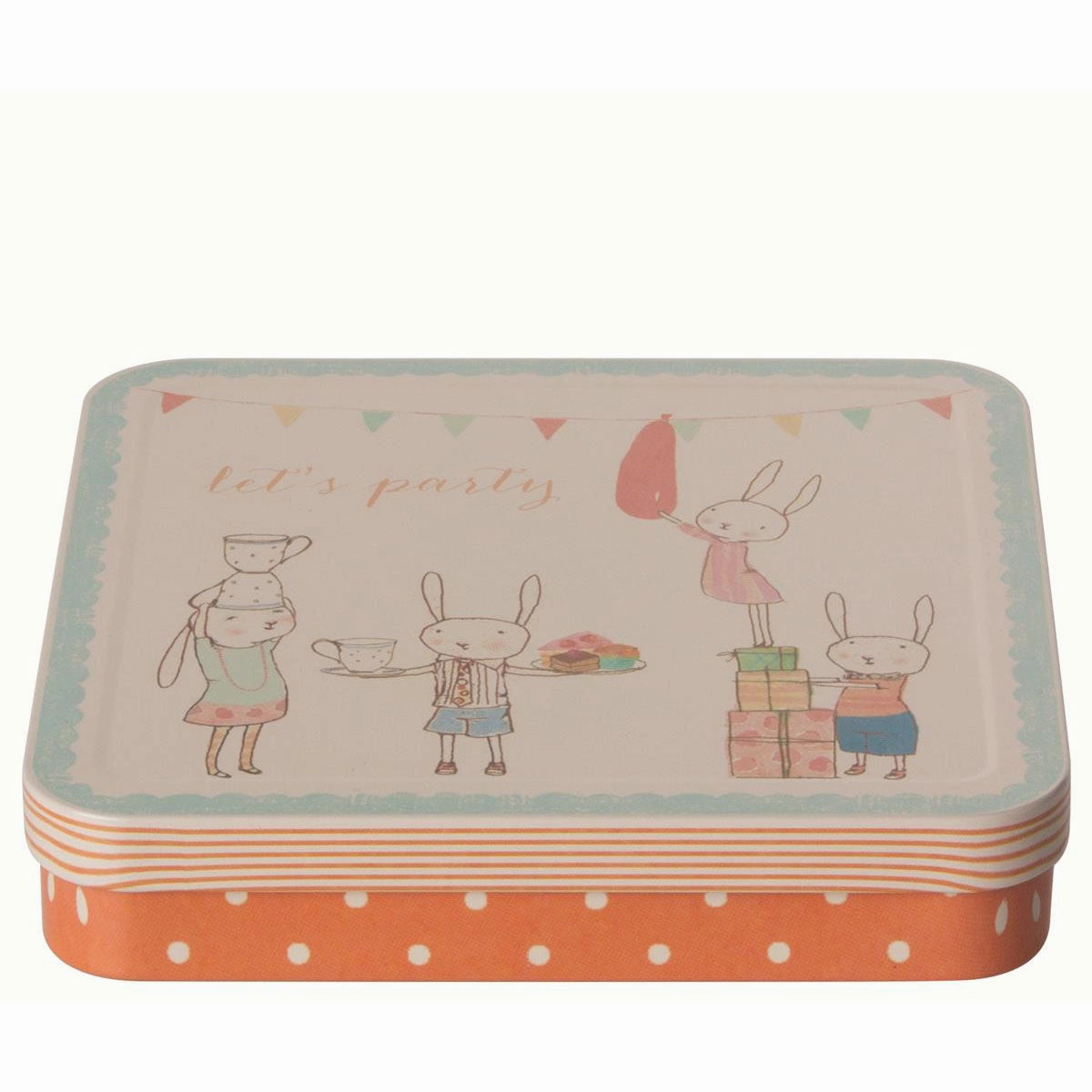 Maileg Flower Napkins in Giftbox Rose