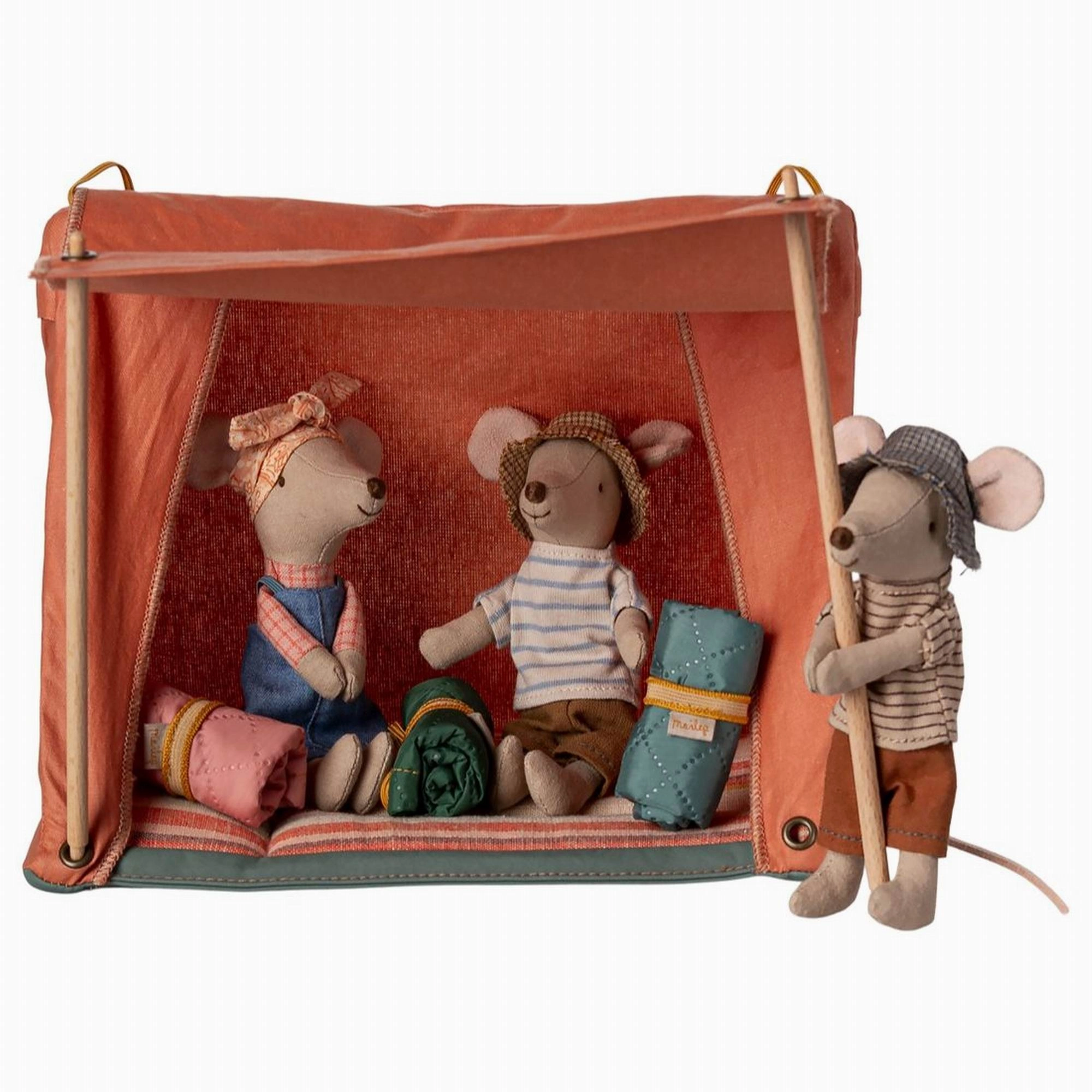 Maileg Happy Camper Tent, Mouse
