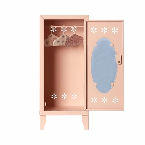 Maileg Locker with 3 Hangers Powder