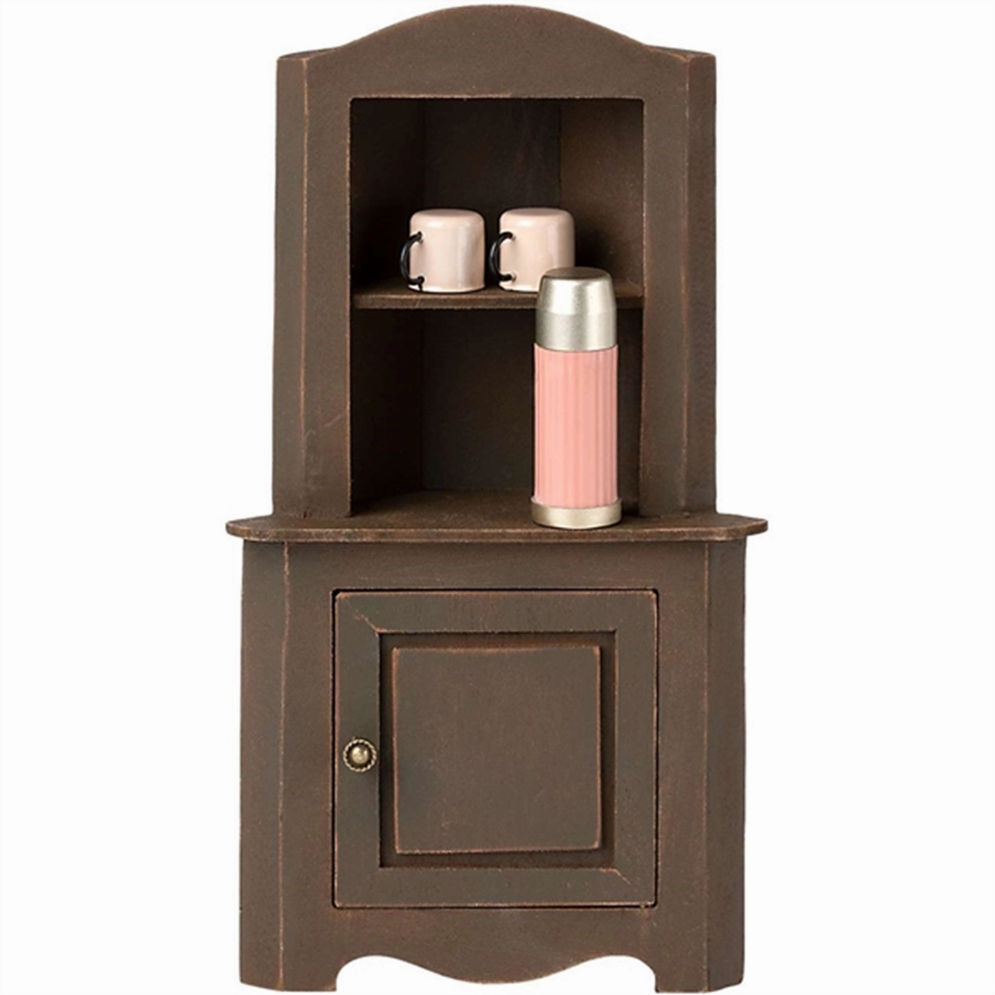 Maileg Miniature Corner Cabinet Brown