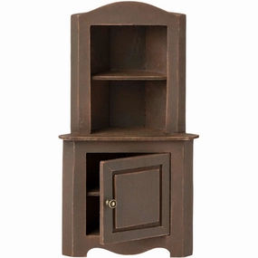 Maileg Miniature Corner Cabinet Brown