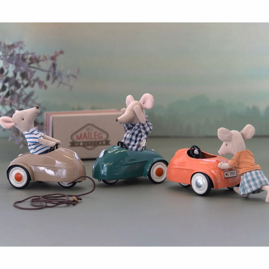 Maileg Mouse Car - Coral