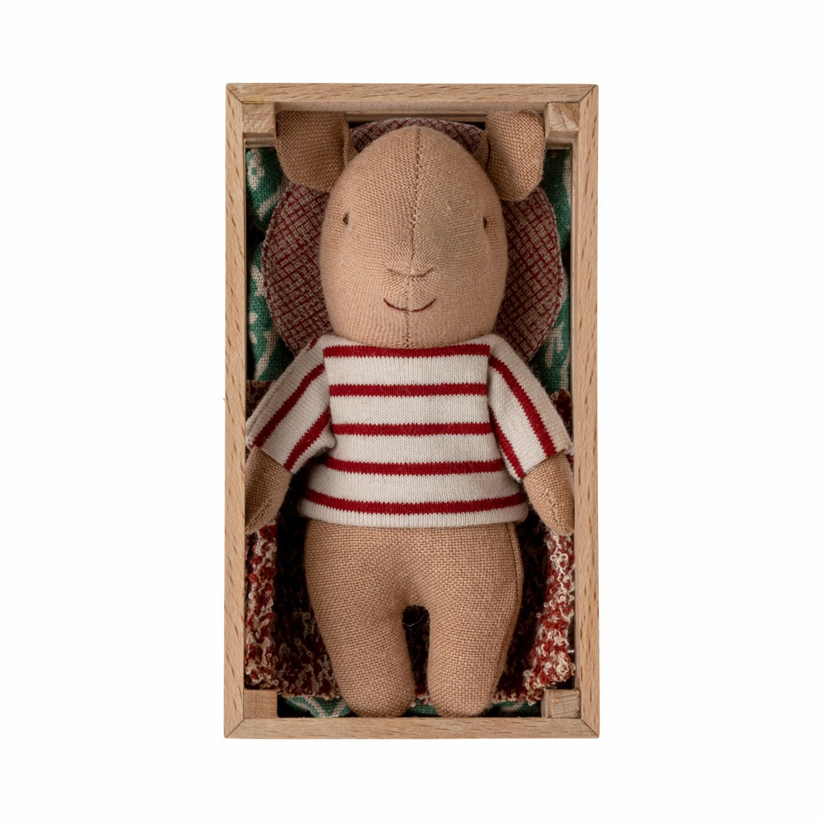 Maileg Pig in Box, Baby - Girl