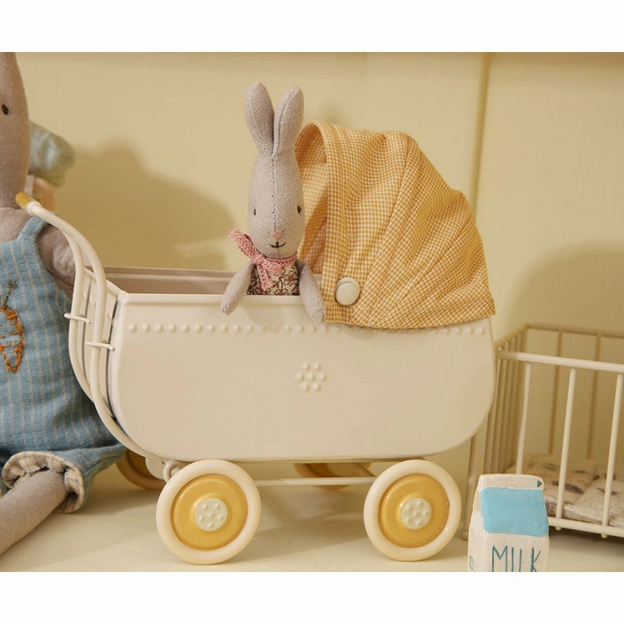 Maileg Pram, Micro - Yellow