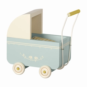 Maileg Pram Micro Blue