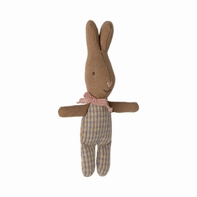 Maileg Rabbit, My - Rose/Blue Check