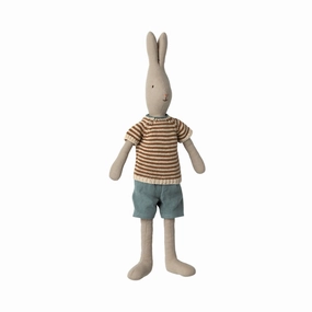 Maileg Rabbit Size 3, Classic - Knitted Shirt and Shorts