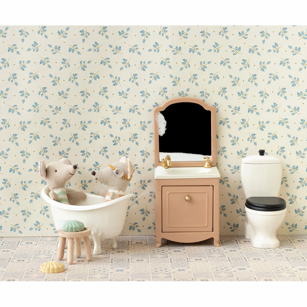 Maileg Sink Dresser, Mouse - Powder