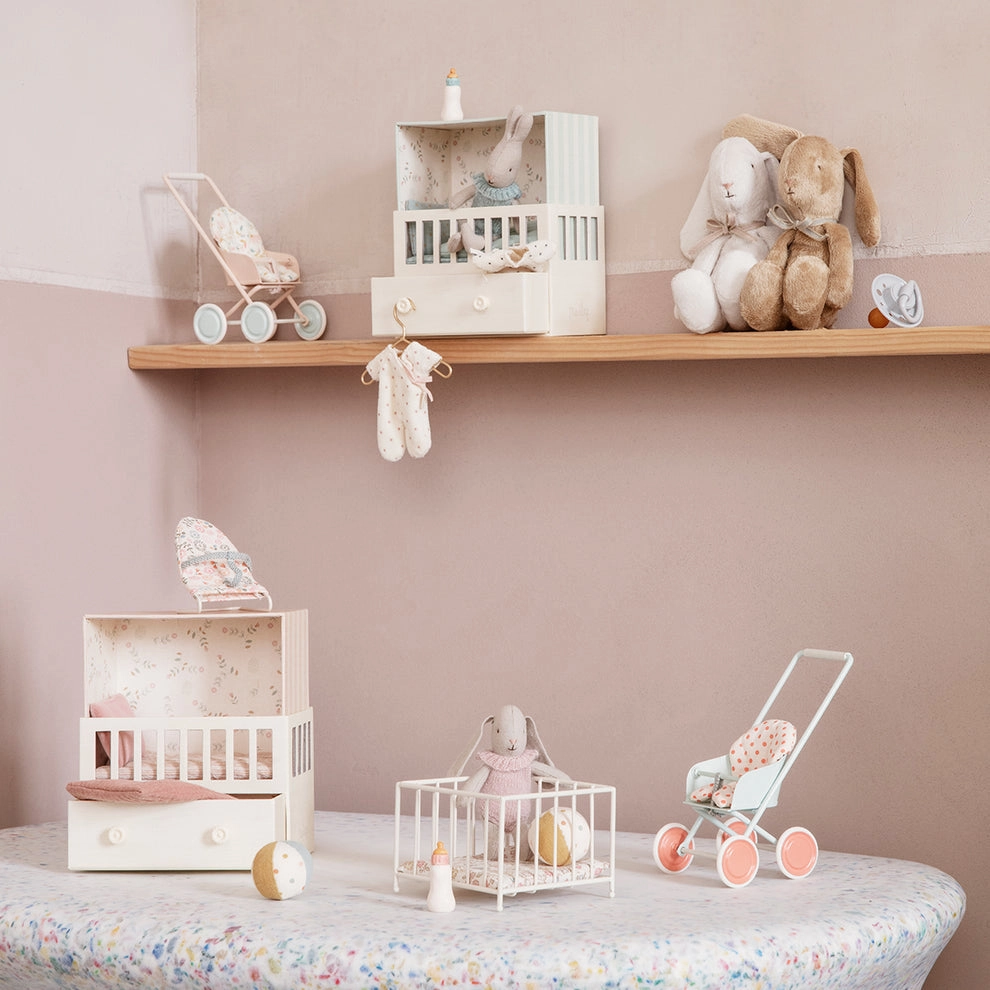 Maileg Stroller, Micro - Powder
