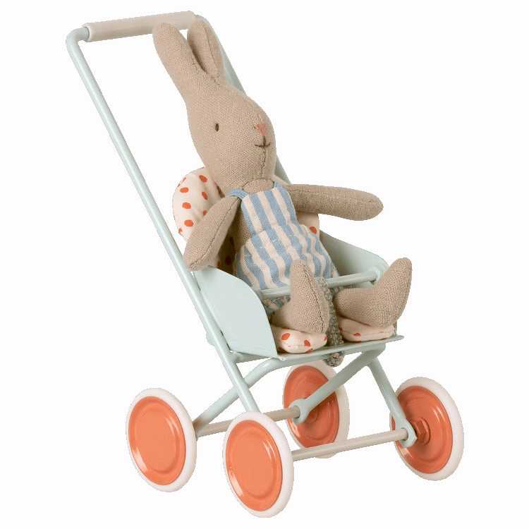 Maileg Stroller, Micro Sky Blue