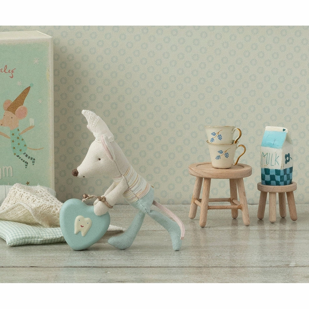 Maileg Table and Stool Set, Mouse