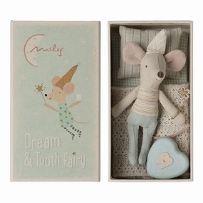 Maileg Tooth Fairy Mouse, Little Brother in Matchbox