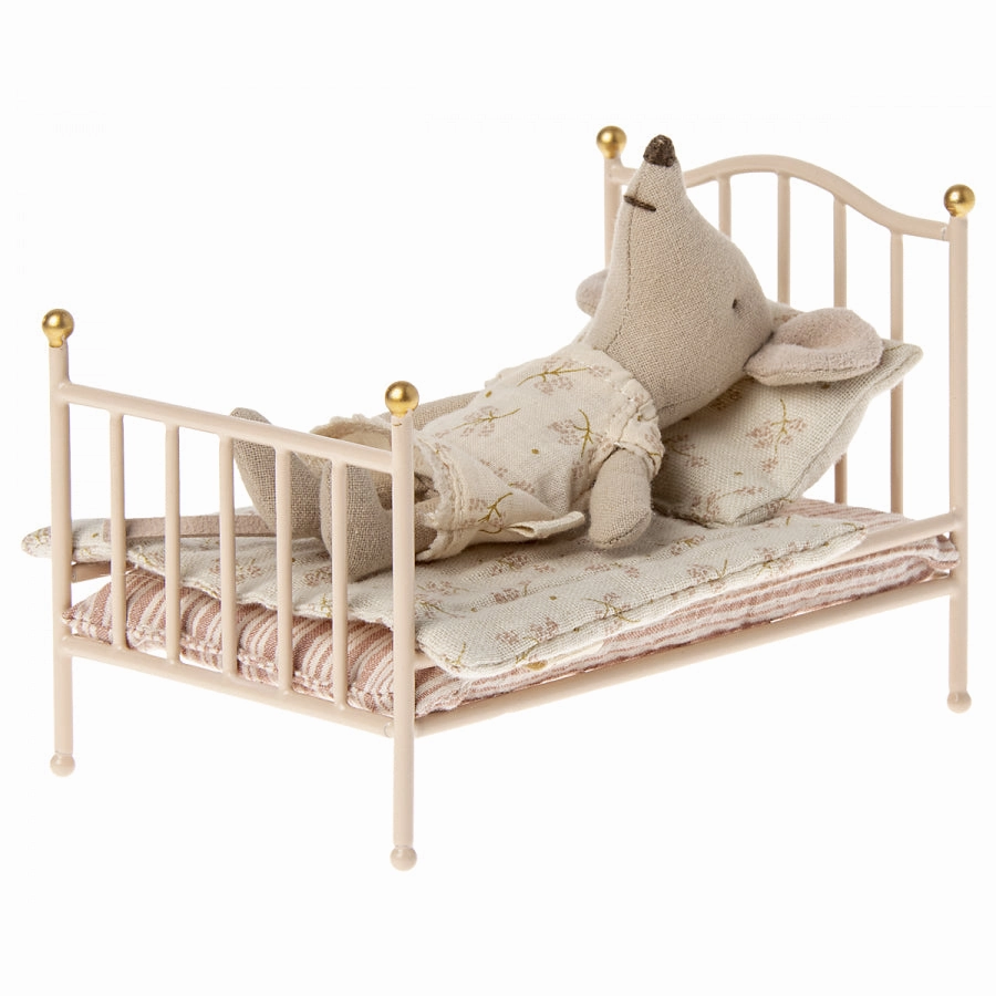 Maileg Vintage Bed, Mouse - Rose
