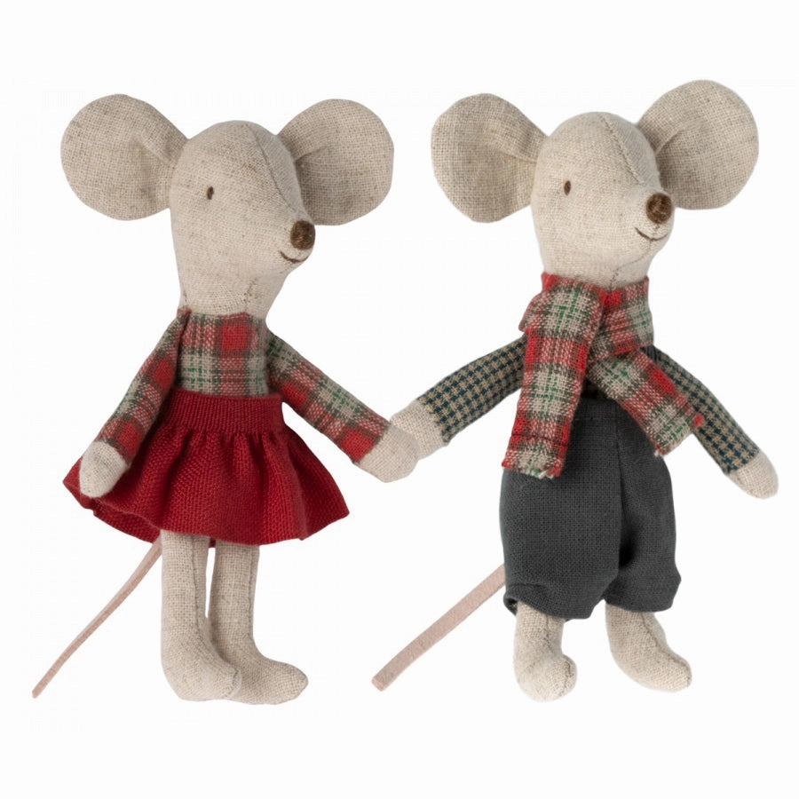 Maileg Winter Mice Twins, Little Brother and Sister