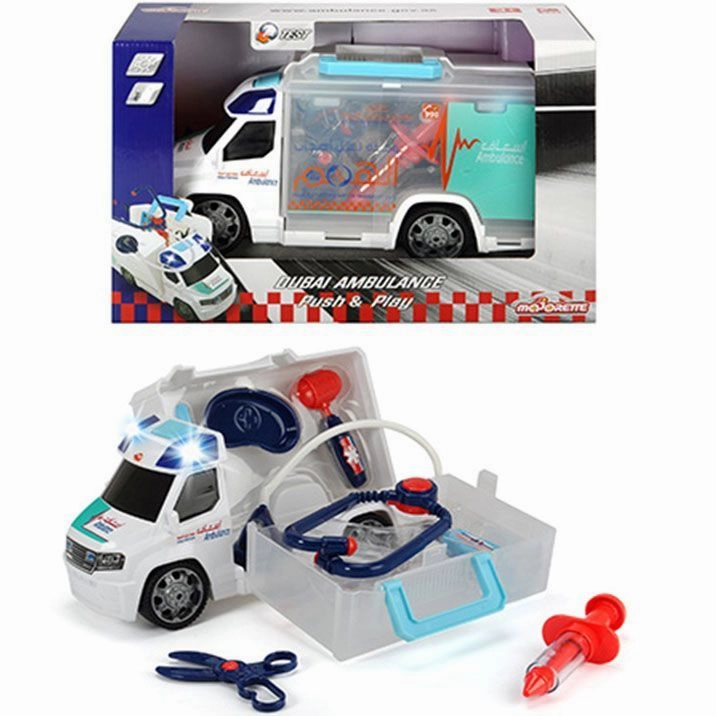 MAJORETTE - DUBAI AMBULANCE PUSH AND PLAY