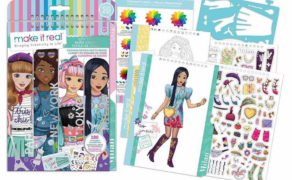 Make it Real City Style Fashion Sketchbook