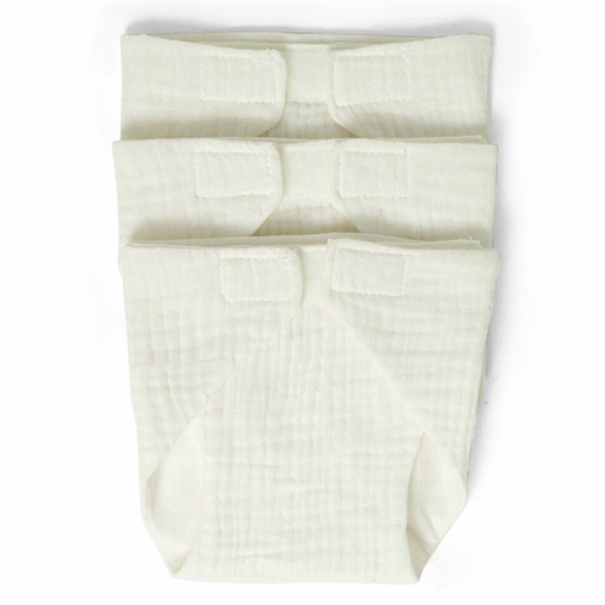 MaMaMeMo Doll Diapers White