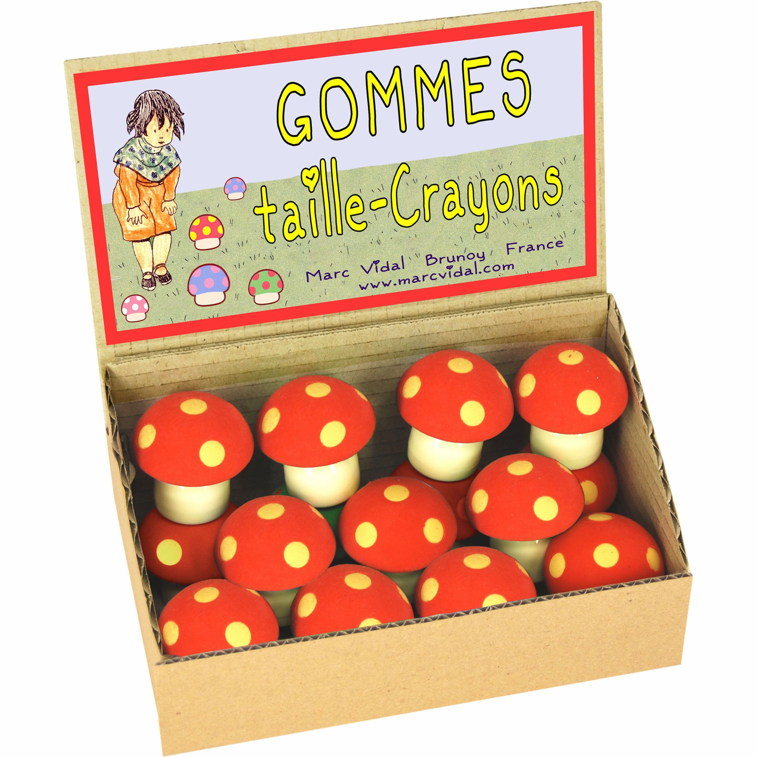 Marc Vidal Gommes Taille-Crayons