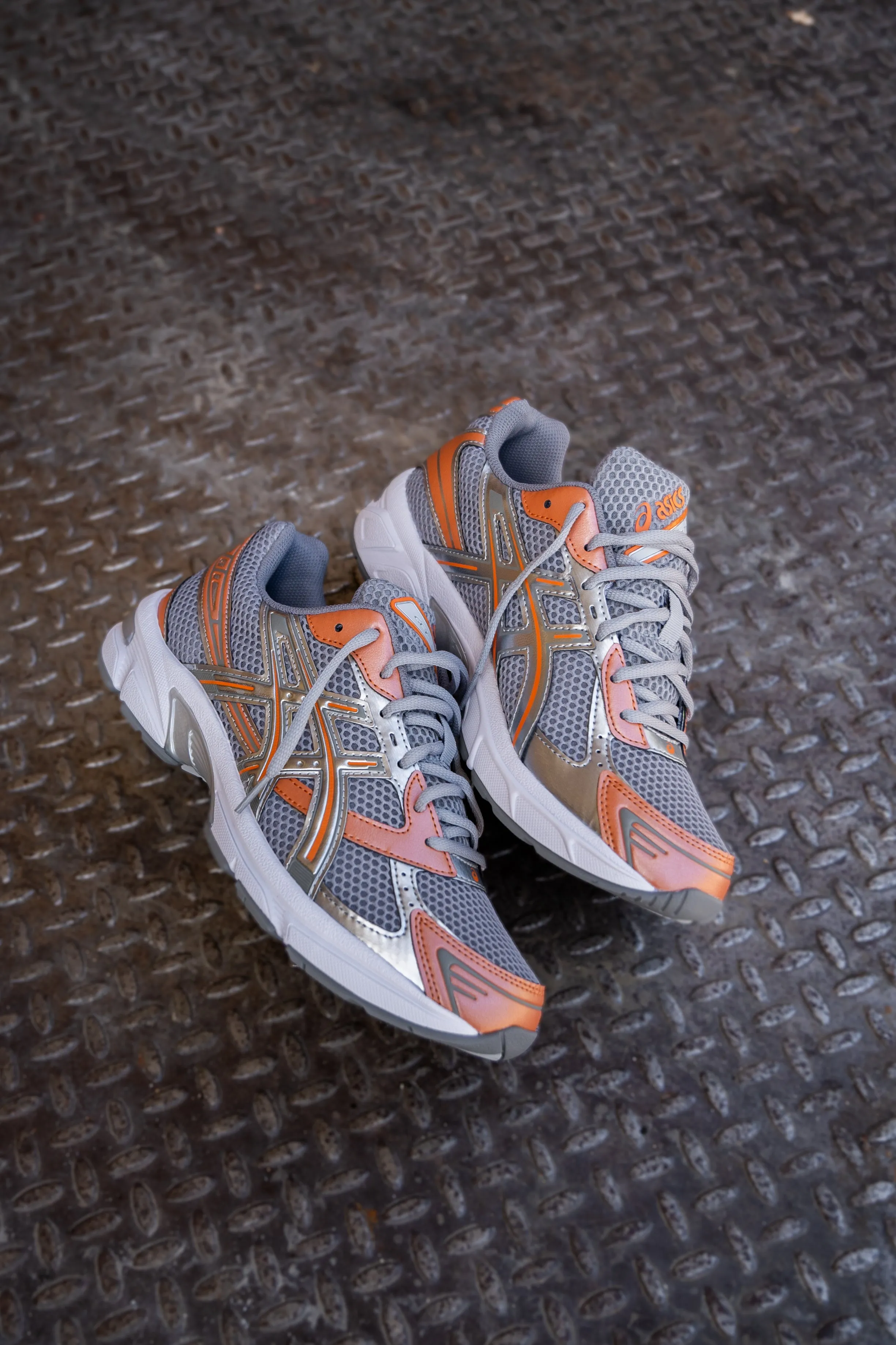 Mens Asics Gel-1130 (Cement Grey/Rust Orange) Asics Shoes