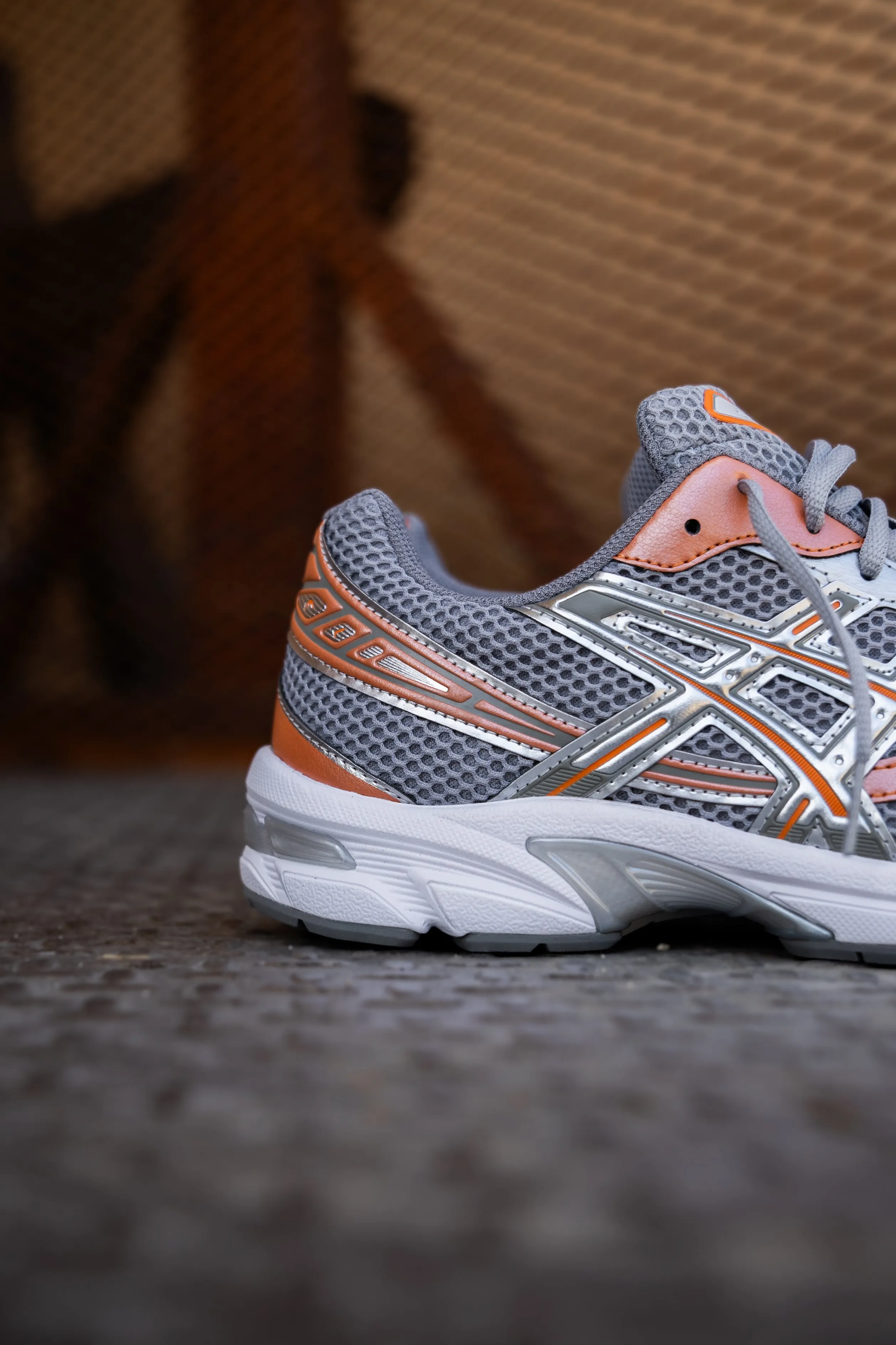 Mens Asics Gel-1130 (Cement Grey/Rust Orange) Asics Shoes