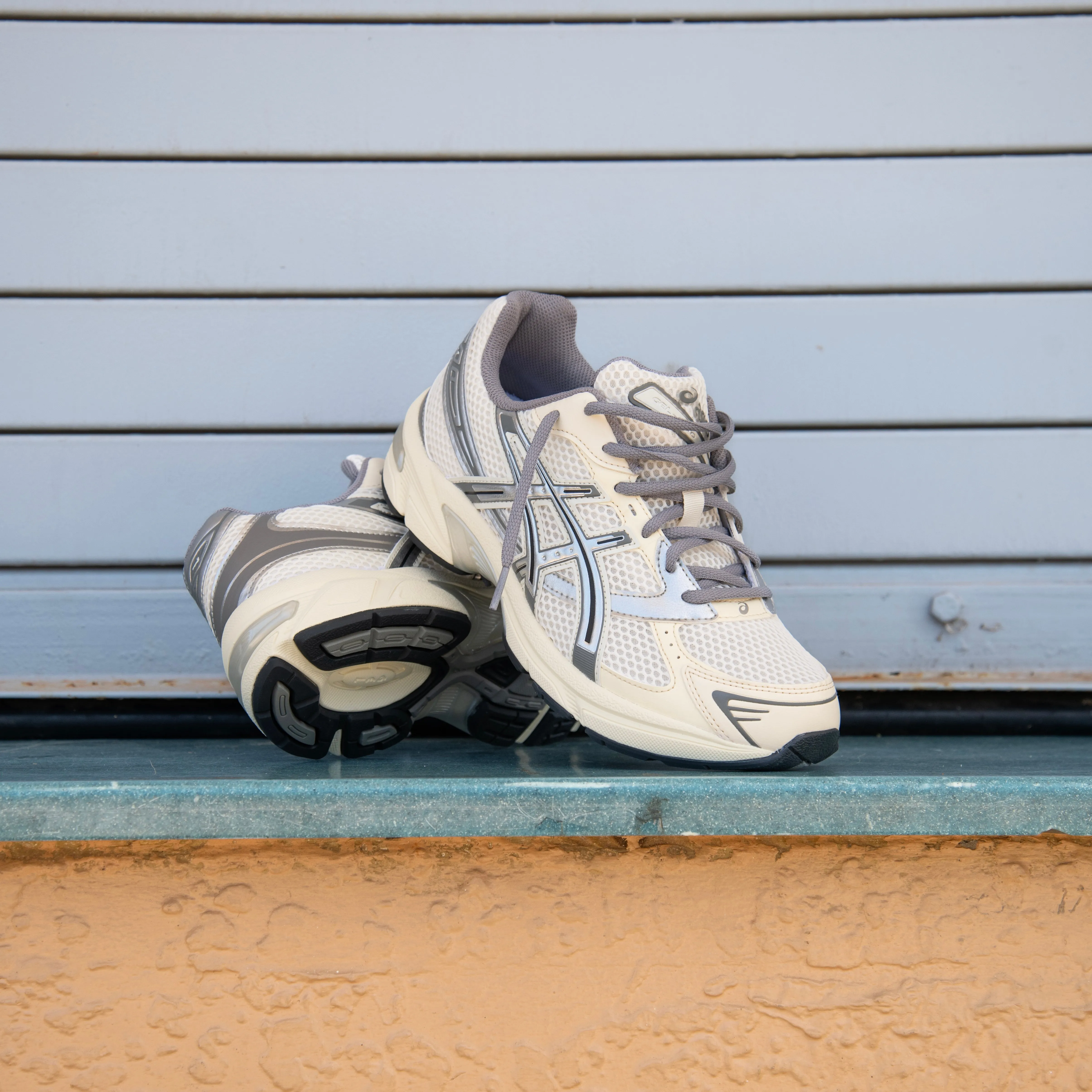 Mens Asics Gel-1130 (Cream/Clay Grey) Asics Shoes